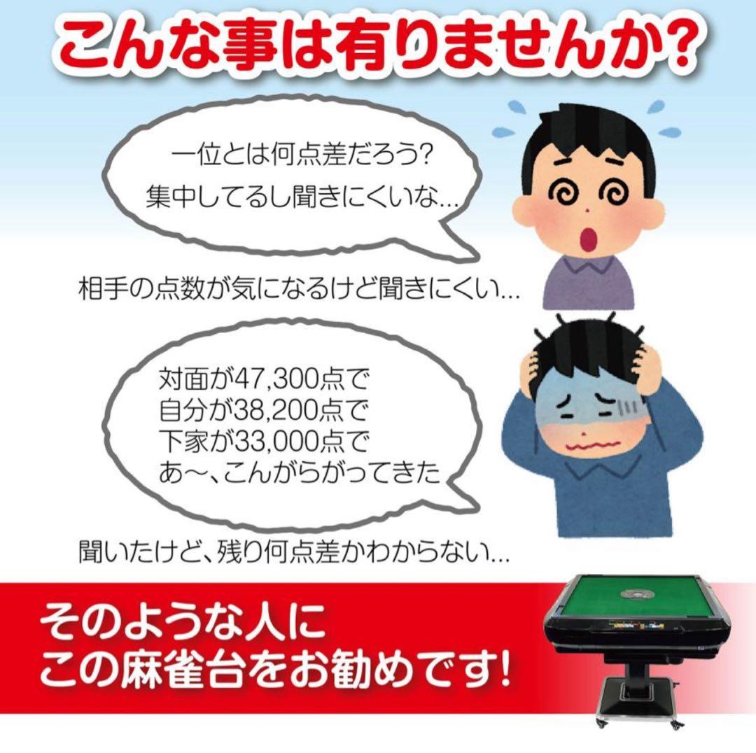 TSU130様　デジタル全自動麻雀ガラス　黒