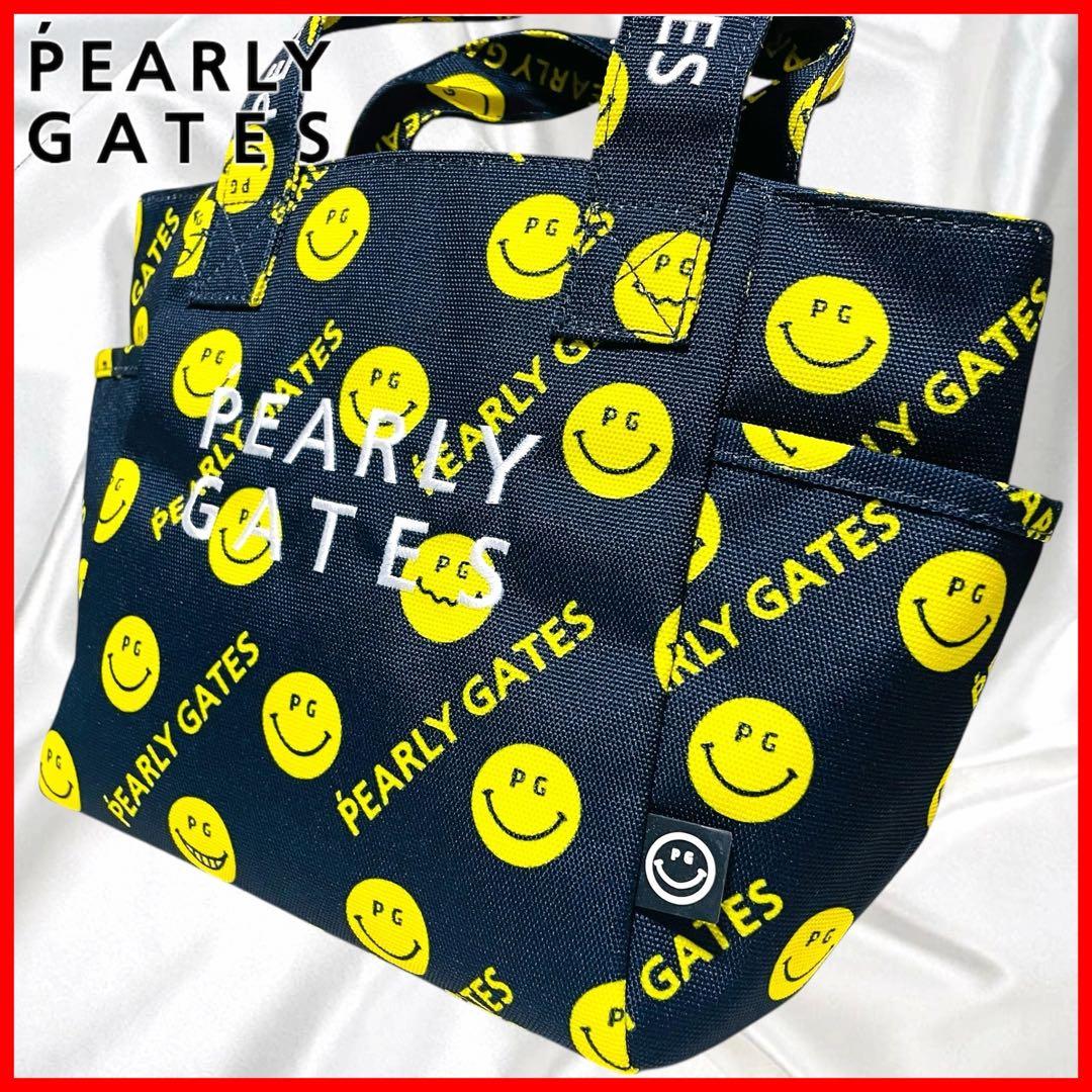 【PEARY GATES】美品パーリーゲイツ カートバッグ スマイル ニコちゃん