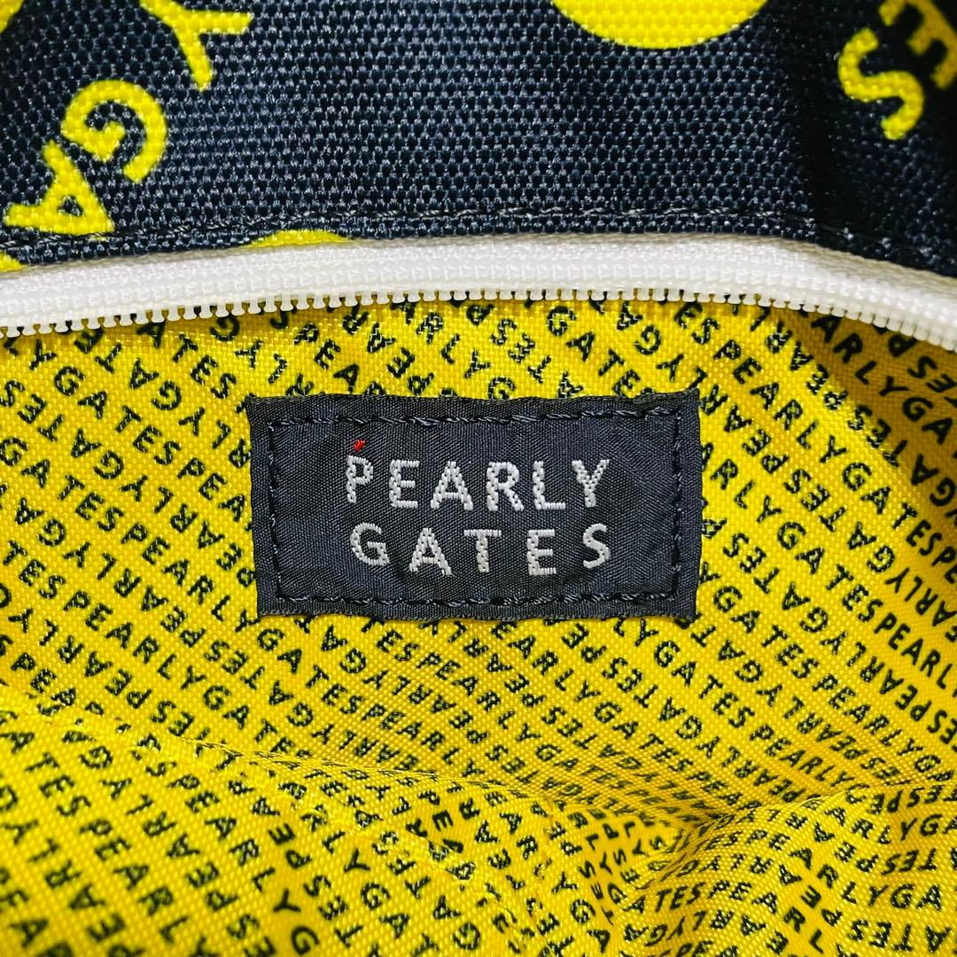 【PEARY GATES】美品パーリーゲイツ カートバッグ スマイル ニコちゃん