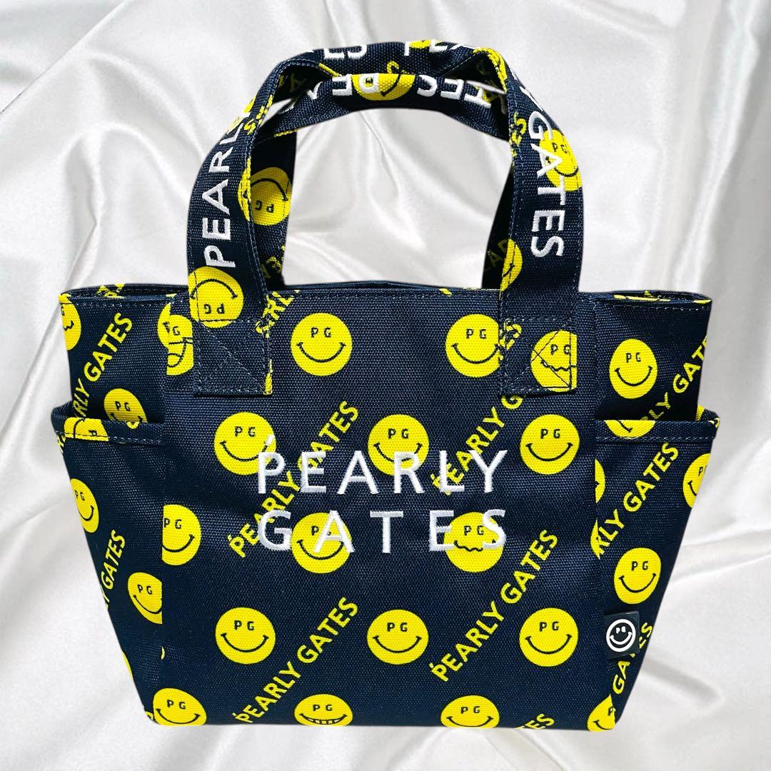 【PEARY GATES】美品パーリーゲイツ カートバッグ スマイル ニコちゃん