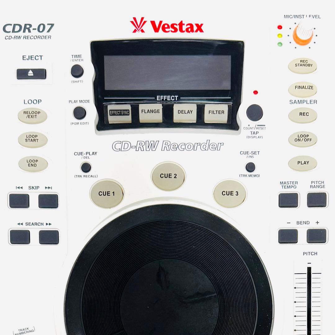 Vestax CDR-07 取説付き CD 書き込み機能付き