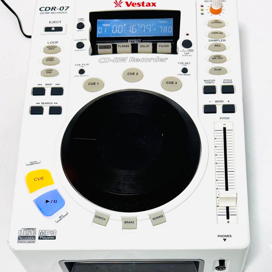 Vestax CDR-07 取説付き CD 書き込み機能付き
