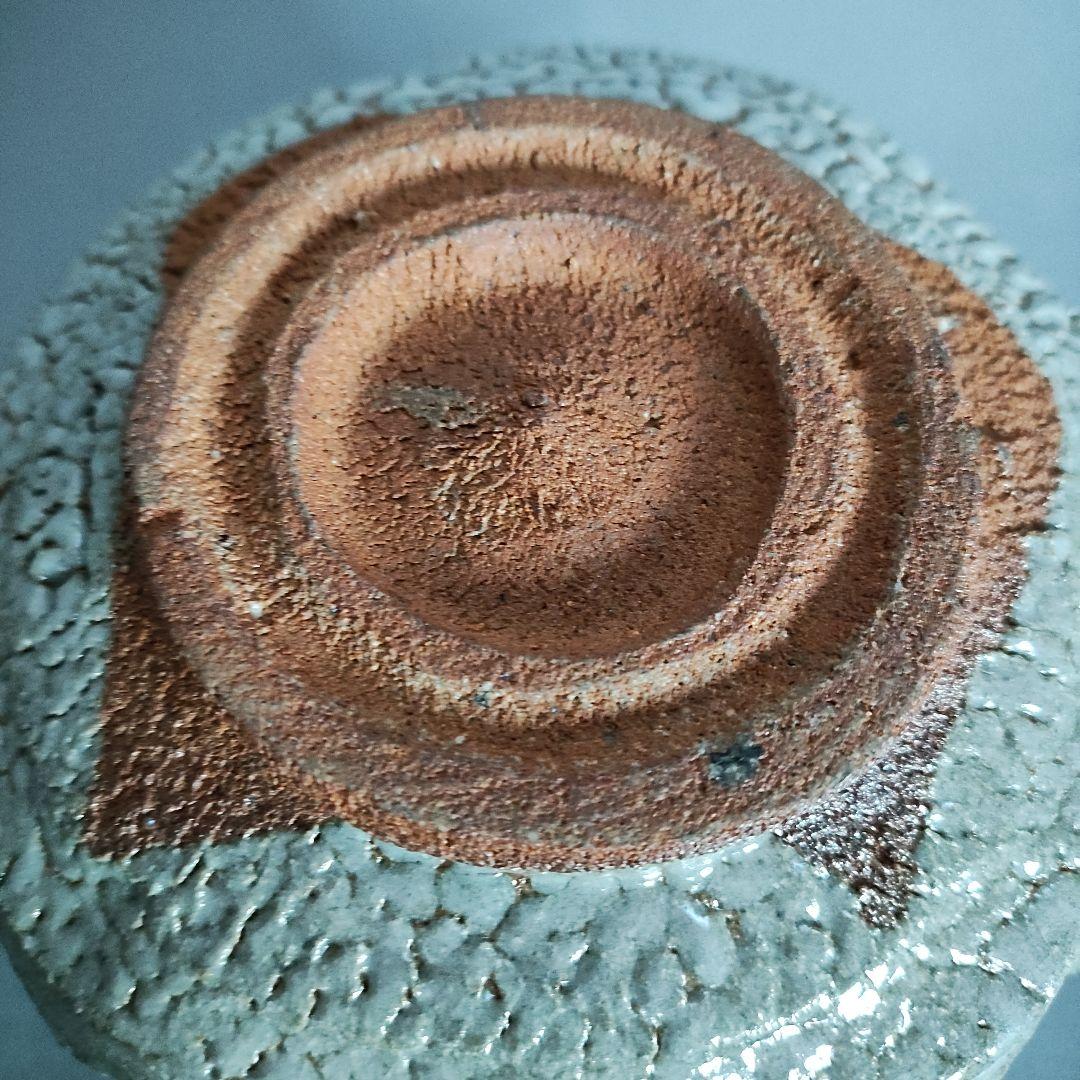 小島喜昭　彫唐津茶碗　唐津焼　小島直喜