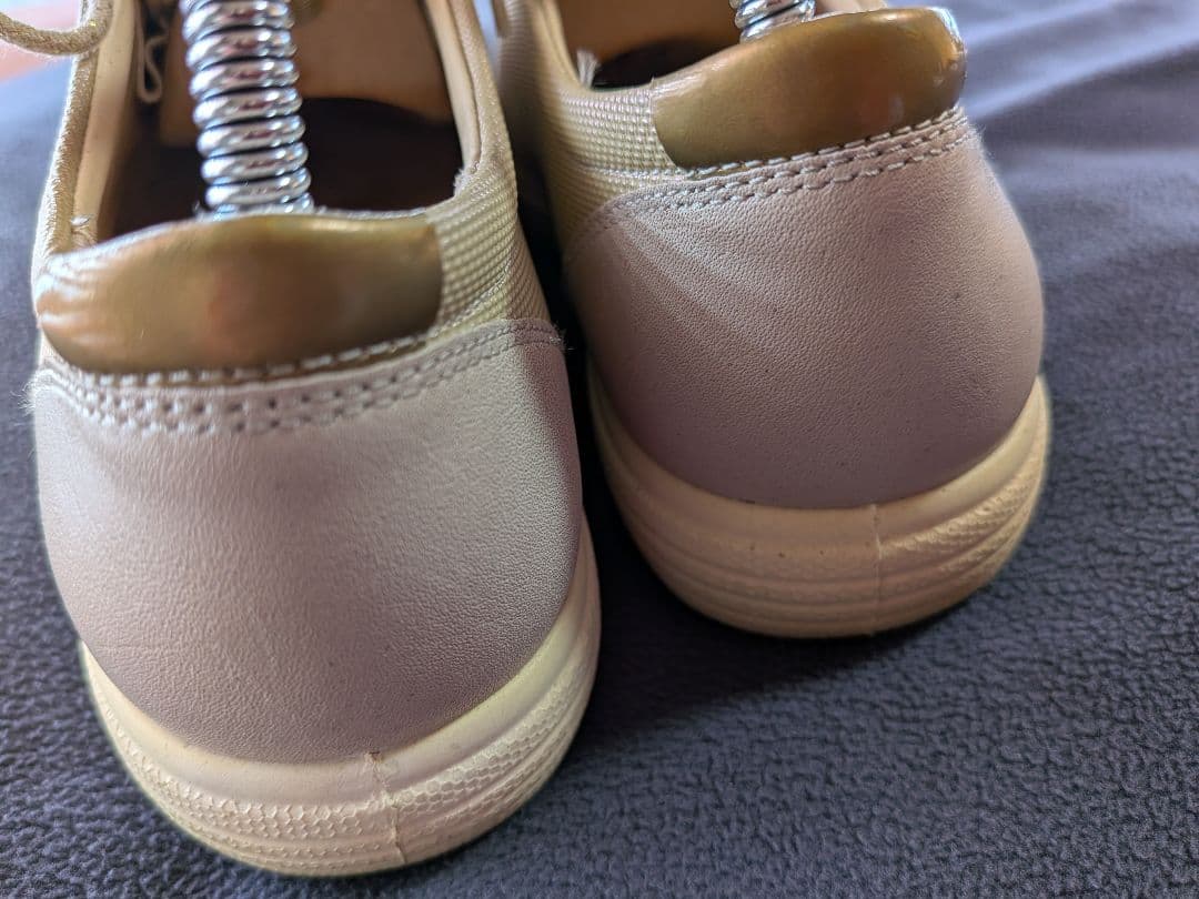 ECCO 本革ゴルフシューズ ゴールド