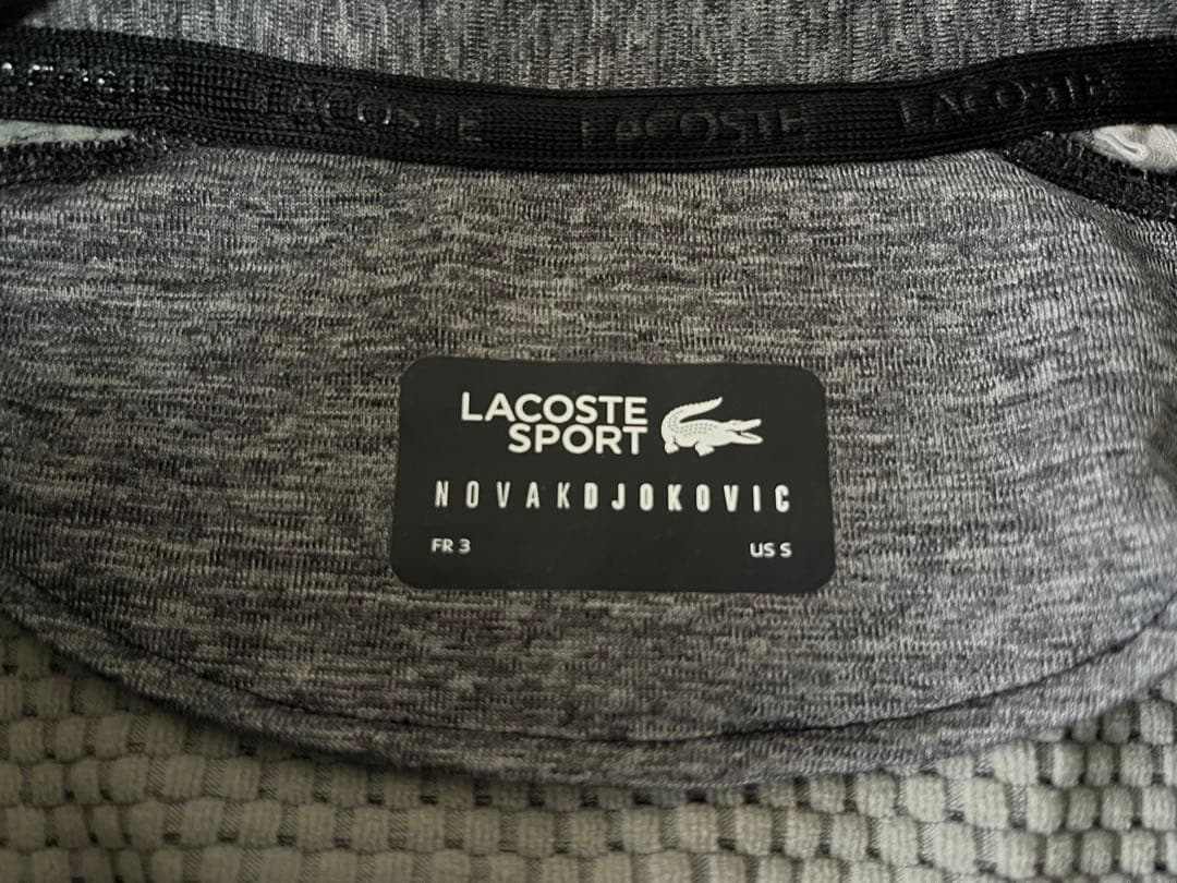 ラコステ ノバク・ジョコビッチ』テクニカルスウェットジャケット M