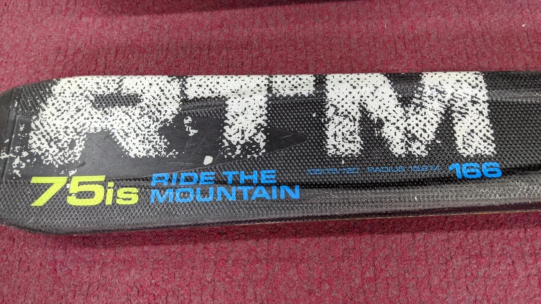 スキー 166 VOLKL RTM 75IS + MARKER MOTION