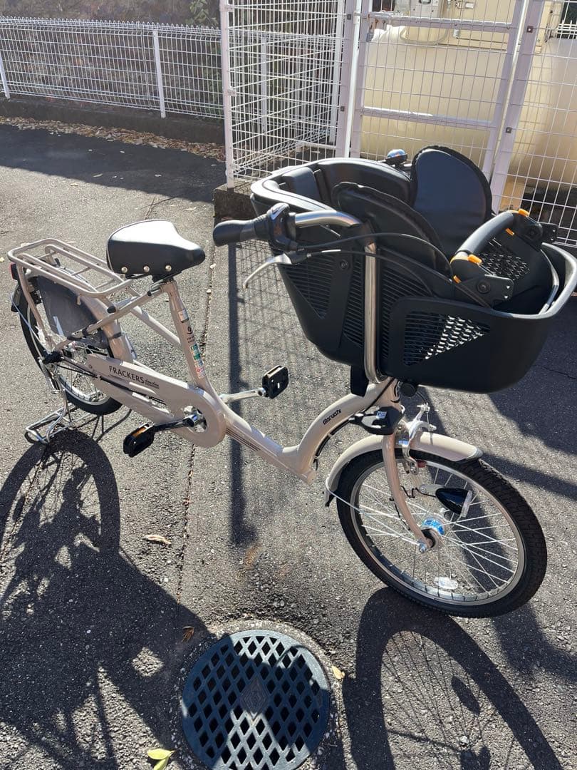 ふらっか〜ず シュシュ(非電動車) マットベージュ　子供乗せ自転車