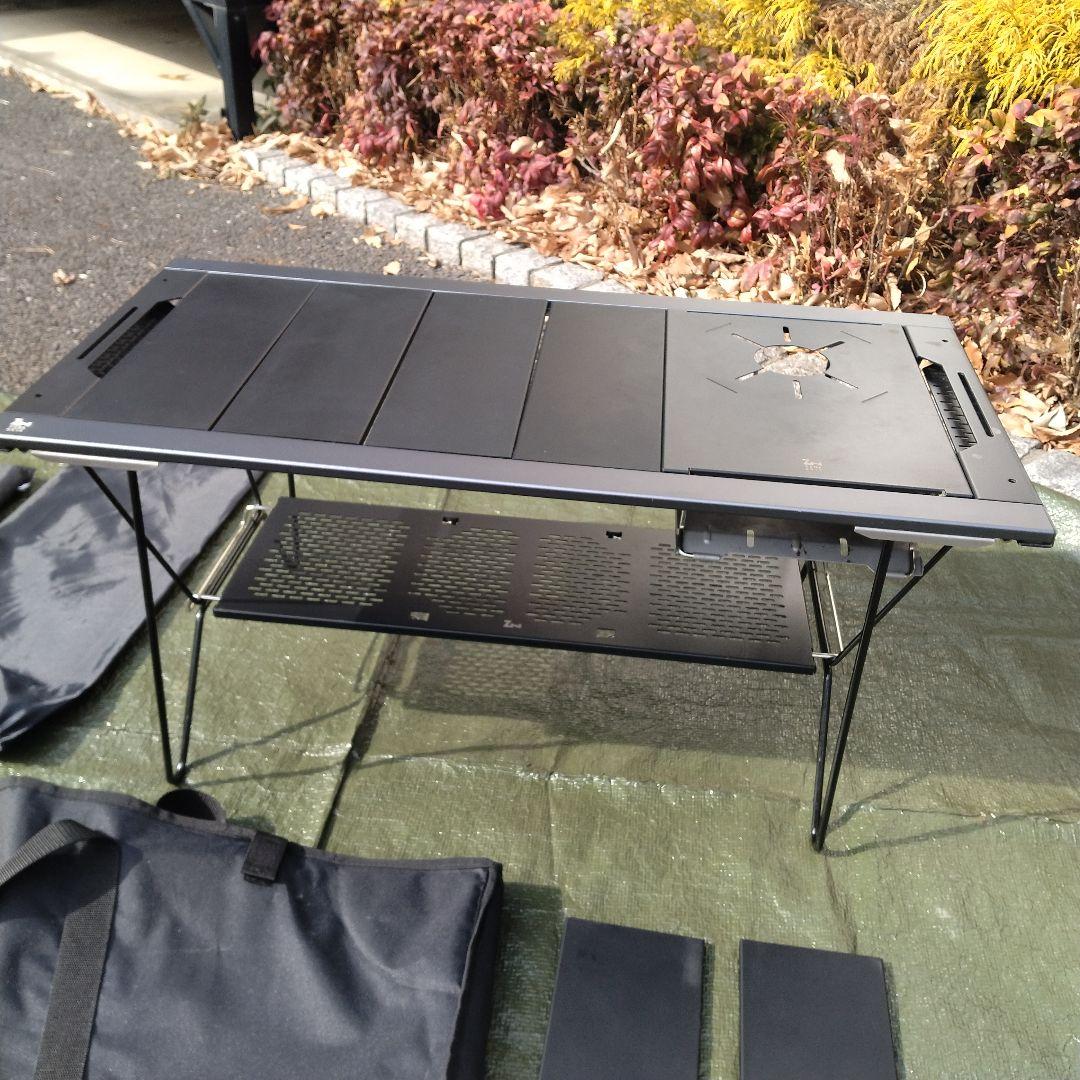 ゼインアーツ トードテーブル シェルフ＆バーナーデッキセット