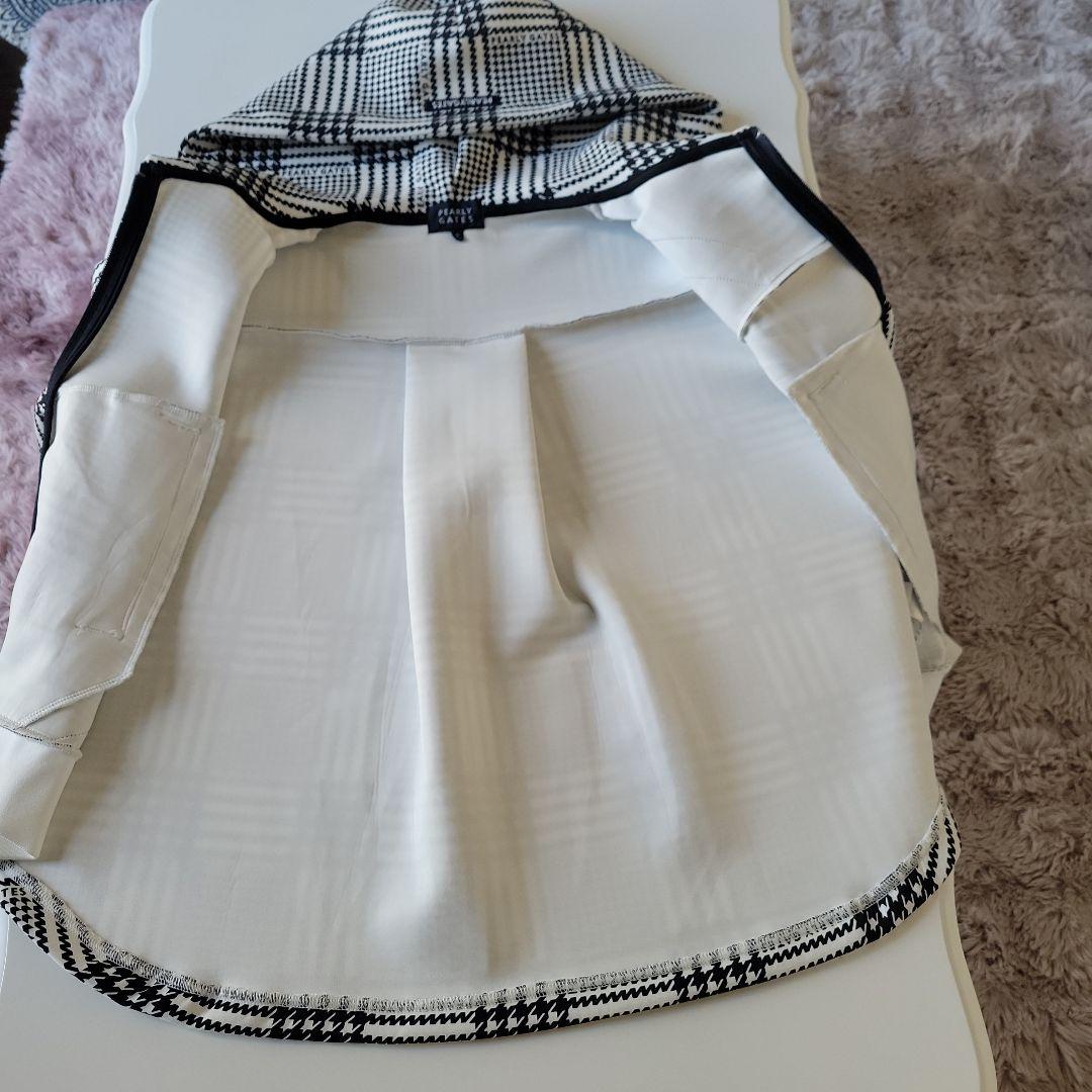 PEARLY GATES チェック柄フード付きセーター