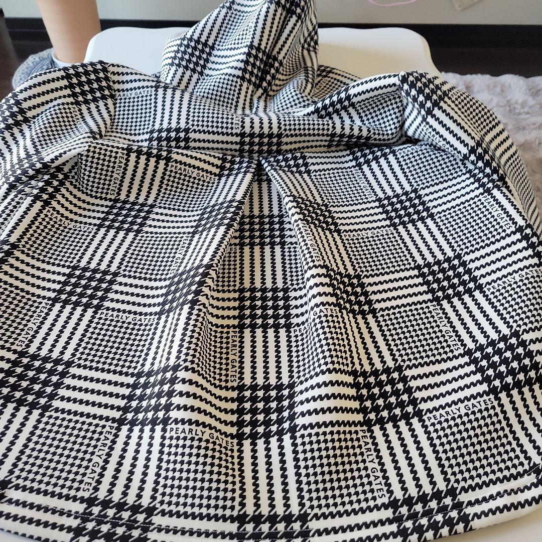 PEARLY GATES チェック柄フード付きセーター