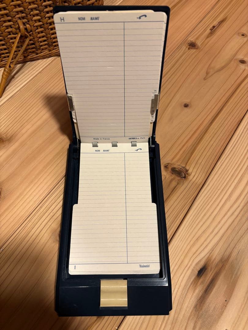 フランスアンティーク　卓上電話帳