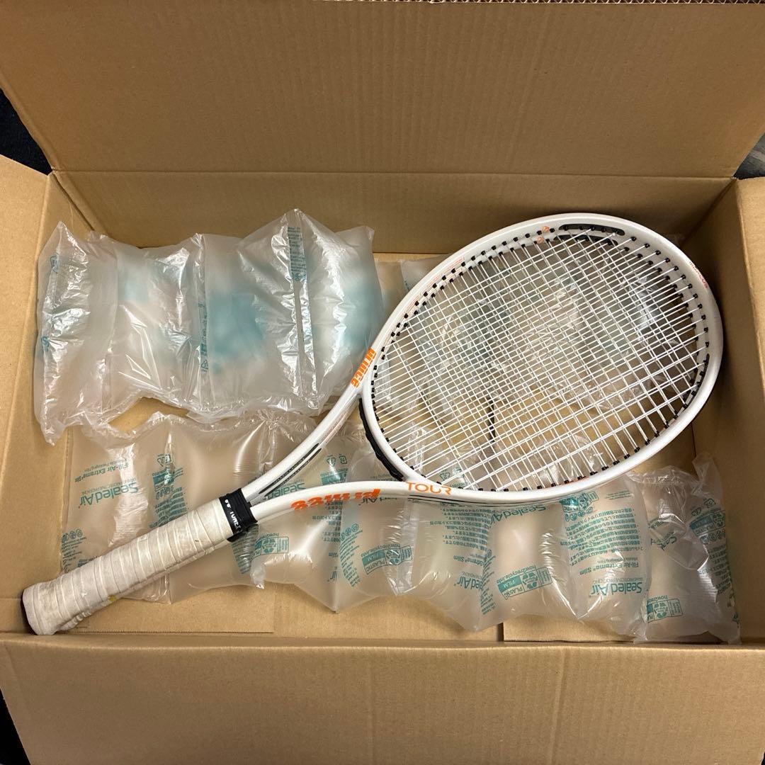 プリンス　Tour98 硬式テニスラケット 2本セット ホワイト