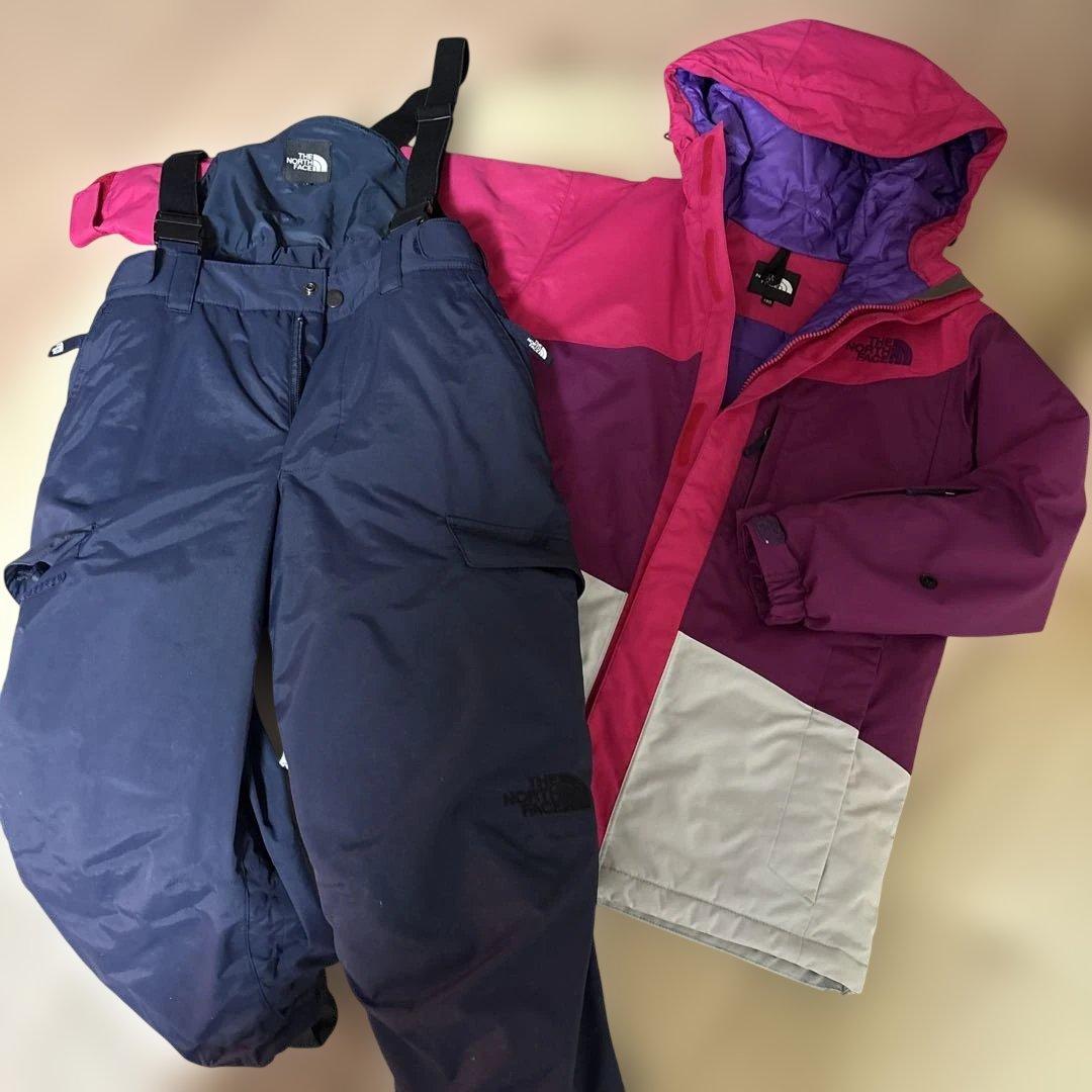美品✨ノースフェイス the north Face スキーウェア　上下　130