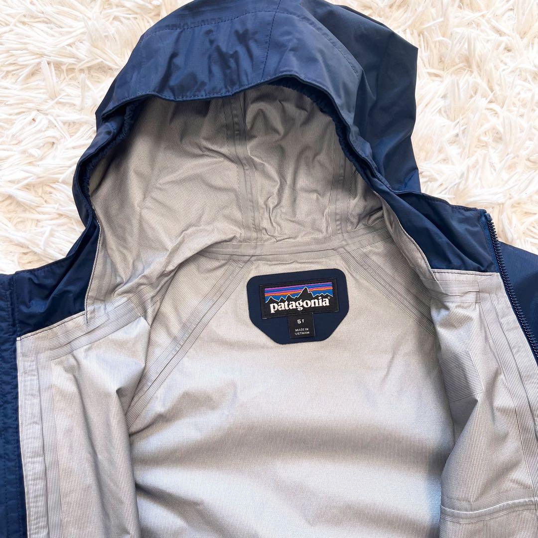 patagonia ネイビー キッズ・トレントシェル3L・ジャケット