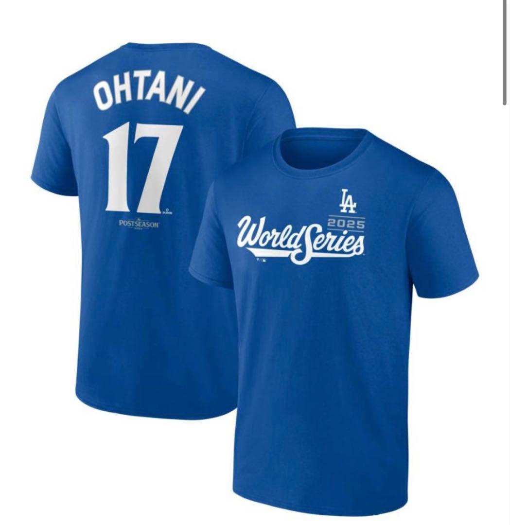 大谷翔平 ドジャース Tシャツ ワールドシリーズ2025 Lサイズ