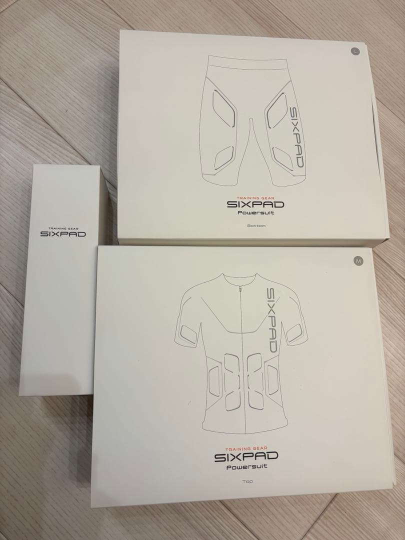 【美品】SIXPAD Powersuit シックスパッド　トップ＆ボトム セット