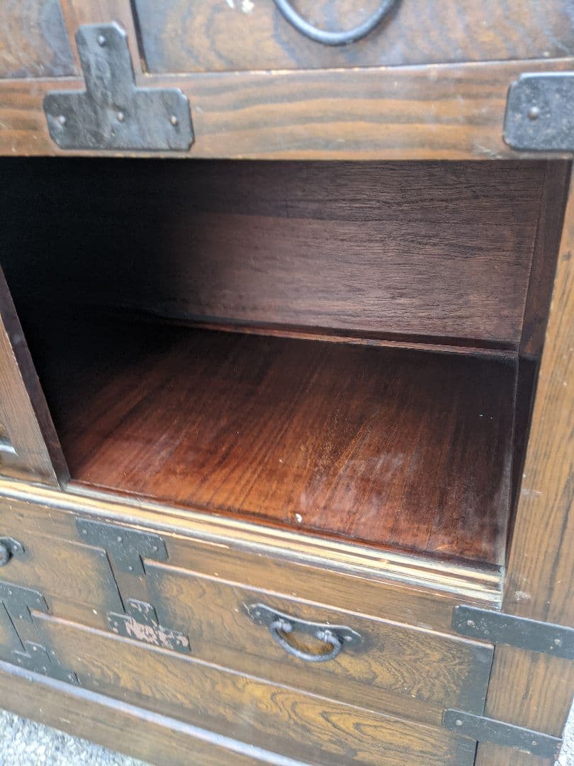 断捨離時代家具　時代箪笥　車箪笥 薬箪笥 和箪笥 アンティーク