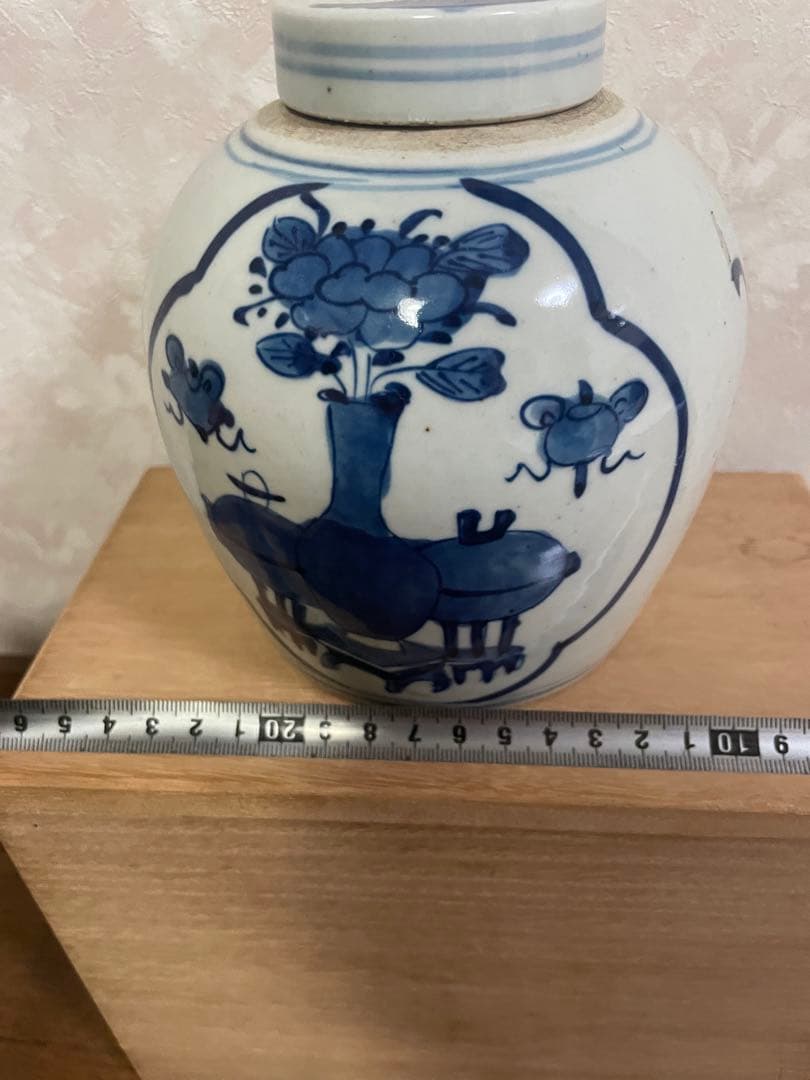 古渡　染付　白磁　壺　唐物　中国　古美術　骨董　青花　花瓶