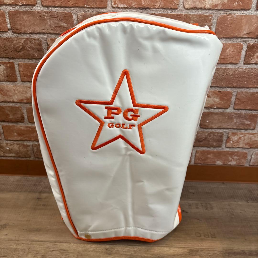 ‼️パーリーゲイツ ゴルフ エナメル キャディバック オレンジ‼️