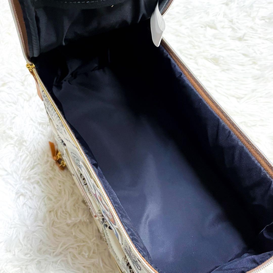 極美品 近年モデル マークアンドロナ シューズバッグ モノグラム 豪華ワッペン