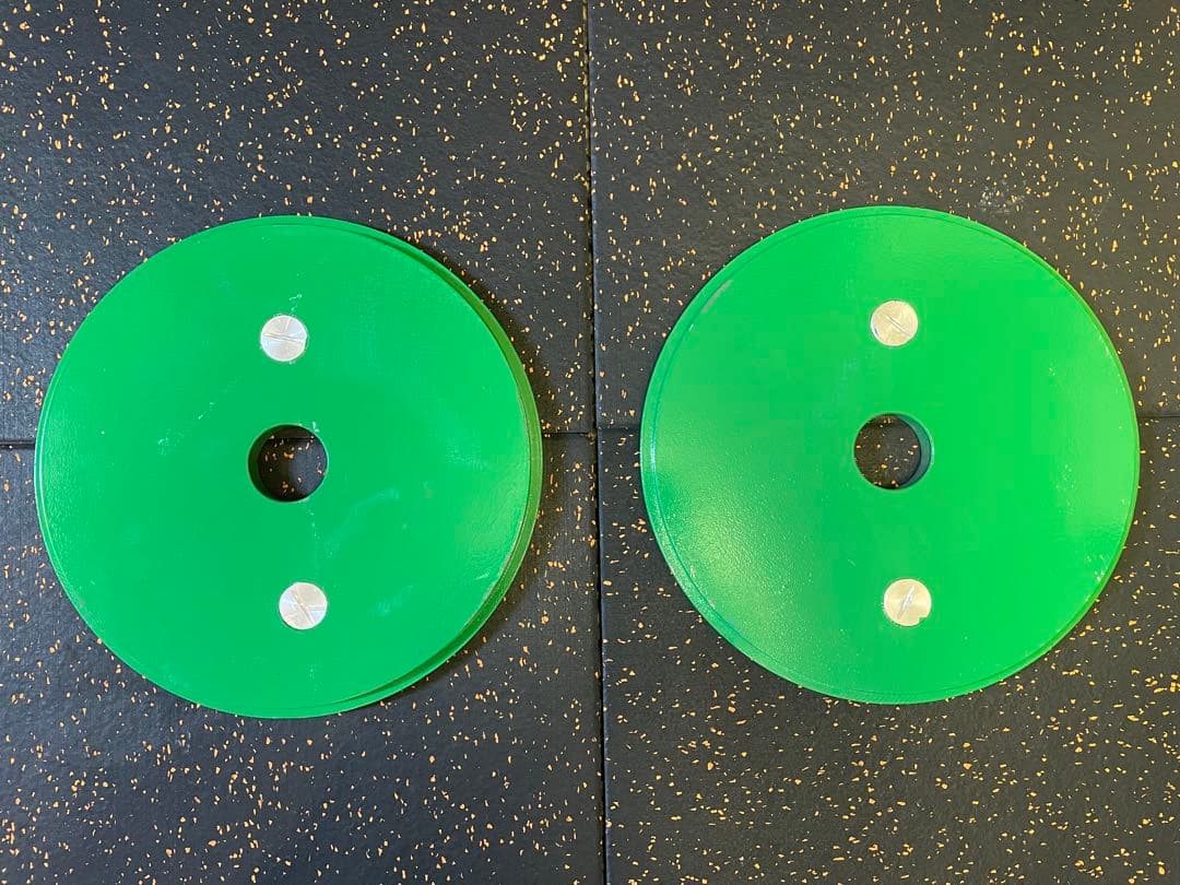 【ウエサカ】パワーリフティング用メタルプレート 90kgセット