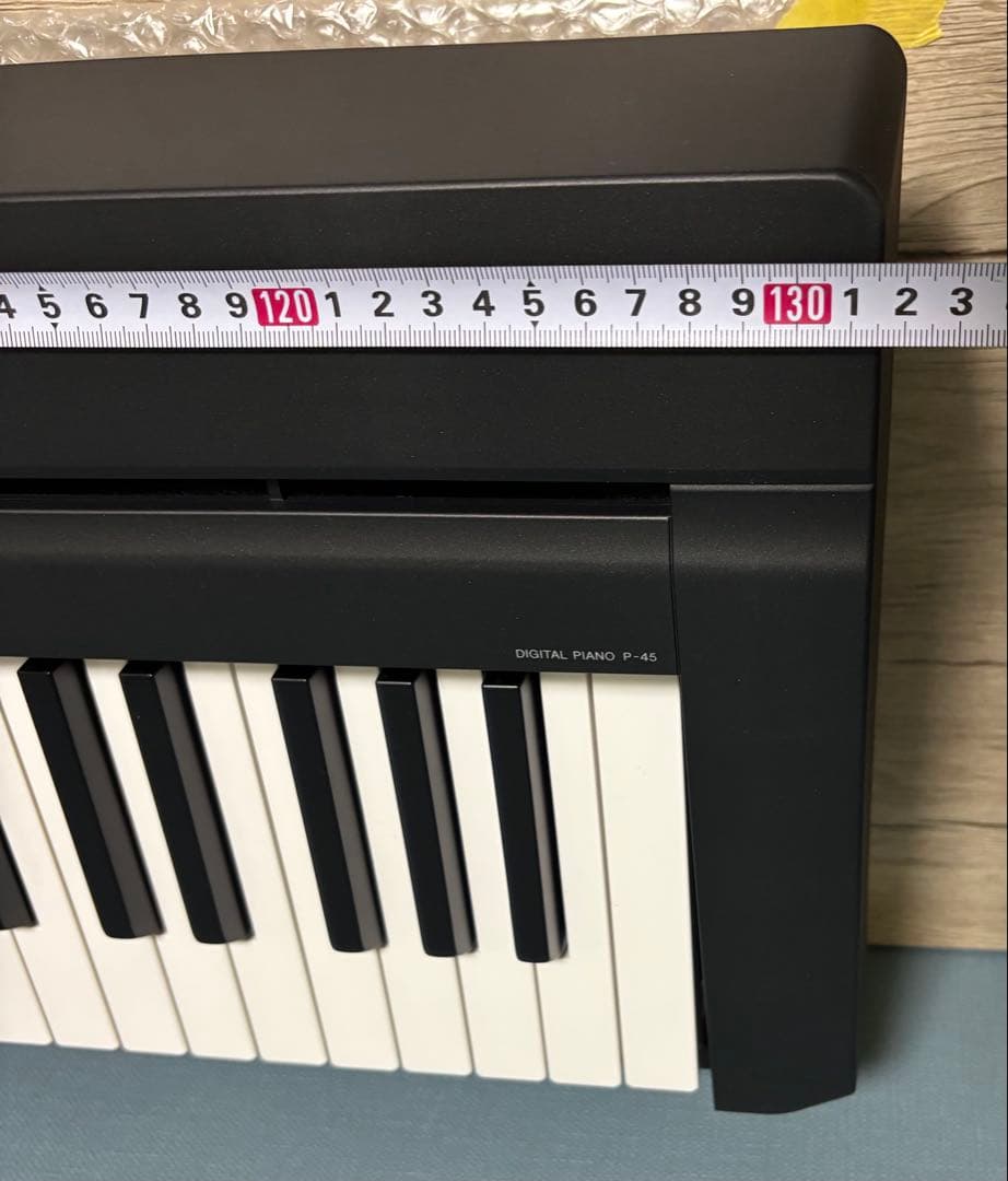 ヤマハ 新品未使用品　P-45B 88鍵盤　フットスイッチ、付属品全てあり