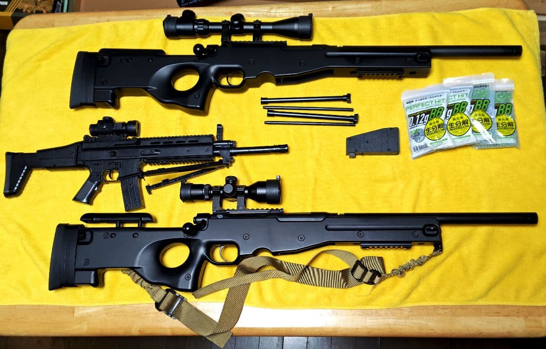 た*し様 ❇️スポーツの秋企画☆10歳以上エアガン♪てんこ盛りのスナイパー銃お得