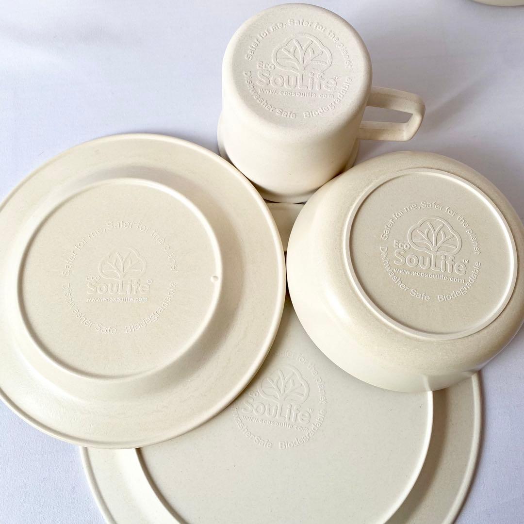 ノースフェイスで購入Eco SouLifeアウトドア食器セット 皿ボウルカップ