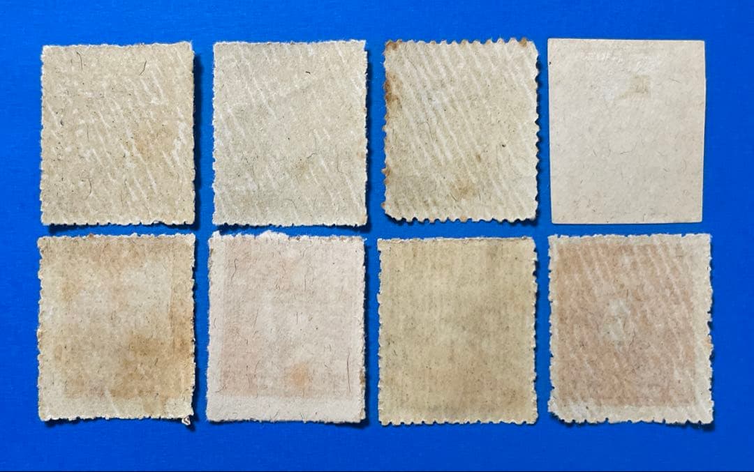 【激レア品！】旧中国（解放区）切手　長春版蒙文（偽蒙原票）（未使用、8枚）