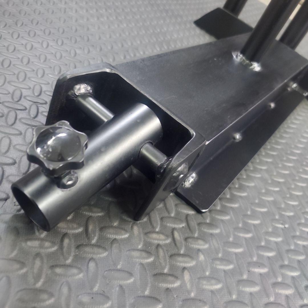 Tバーロウトレーニングプレートサポート+ストレートバーサポート28mmプレート