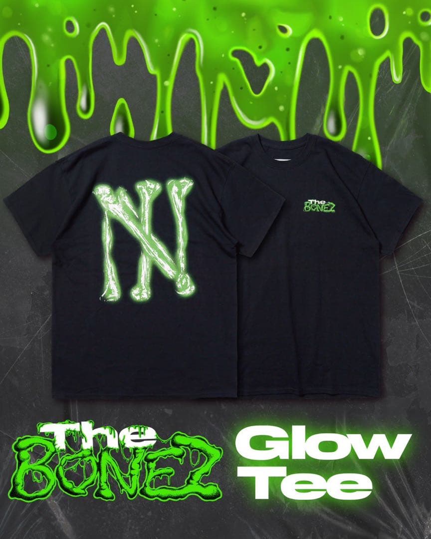 ミュージシャン The BONEZ Glow Tee RIZE Dragon Ash XL