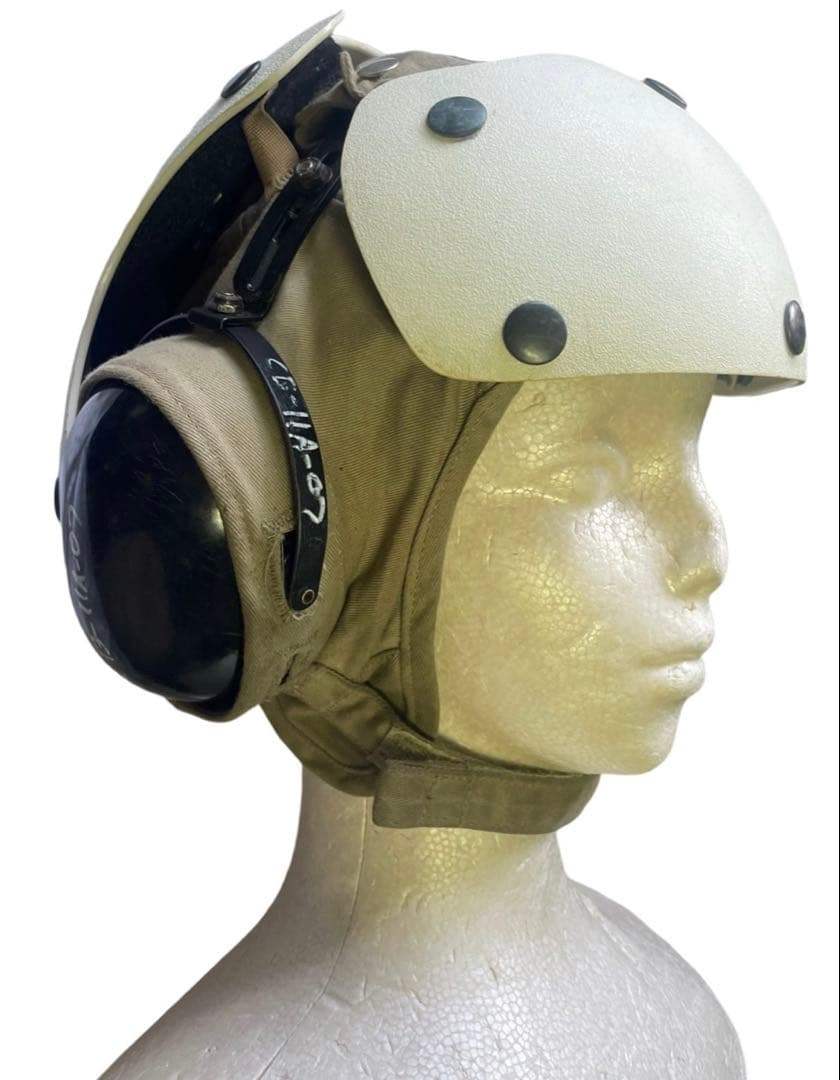 米軍海軍デッキクルー防音ヘルメットホワイト7-1\2サイズ