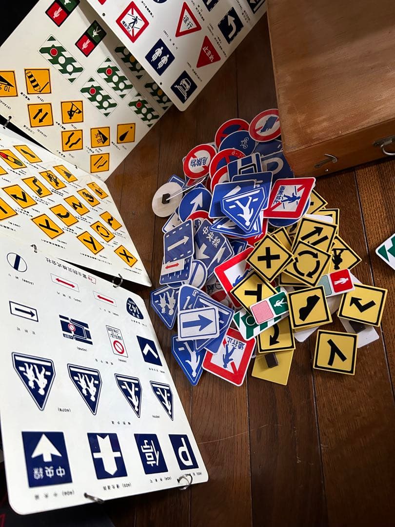 昭和　レトロ　富士防災　交通安全　標識