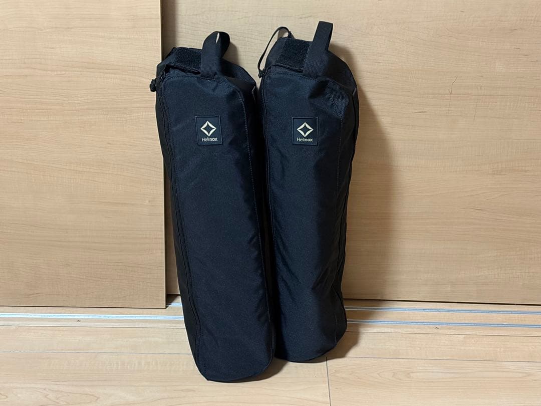 Helinox Tac. サンセットチェア / ブラック 2脚セット おまけ付