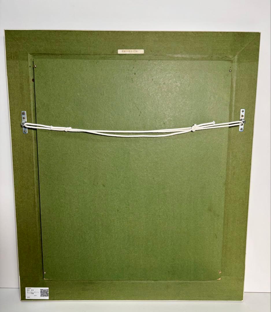 #鎮西直秀 「神々の空 エギナ・アファイア神殿」 油彩画 8号