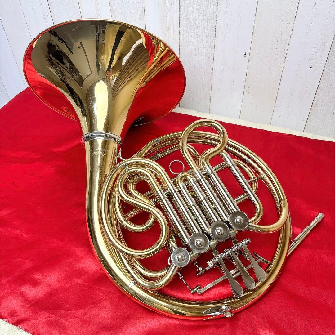 YAMAHA ヤマハ YHR-567GDB フルダブルホルン マウスピース付き