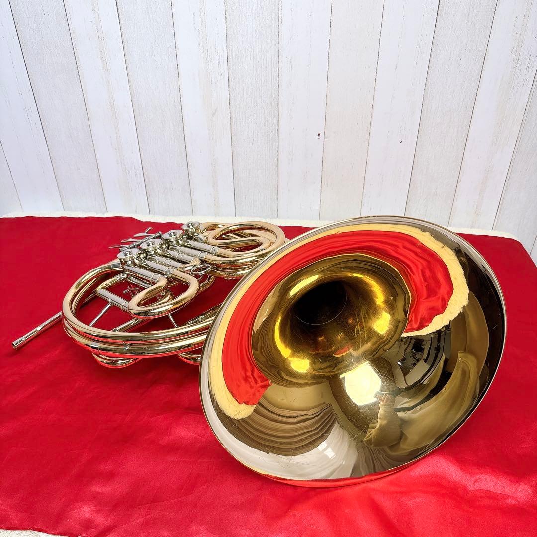 YAMAHA ヤマハ YHR-567GDB フルダブルホルン マウスピース付き