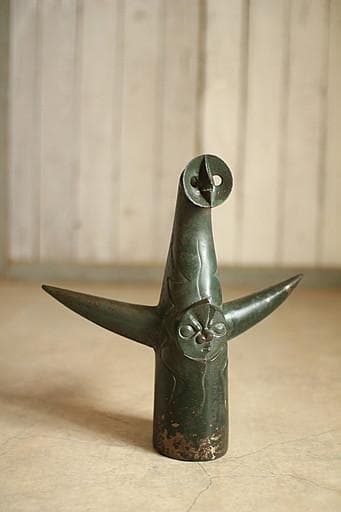 お*り様 太陽の塔　ブロンズ像　岡本太郎　1970　大阪万博　当時物