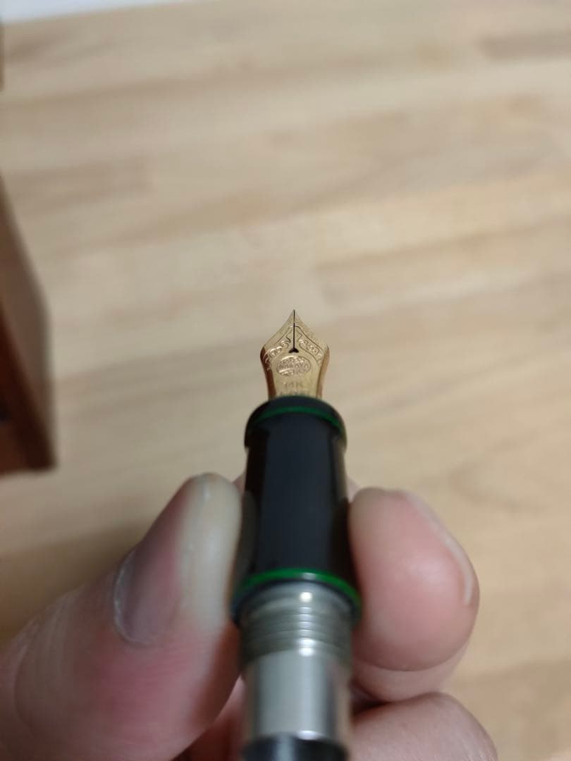 ★12月2日まで★中屋万年筆 緑溜