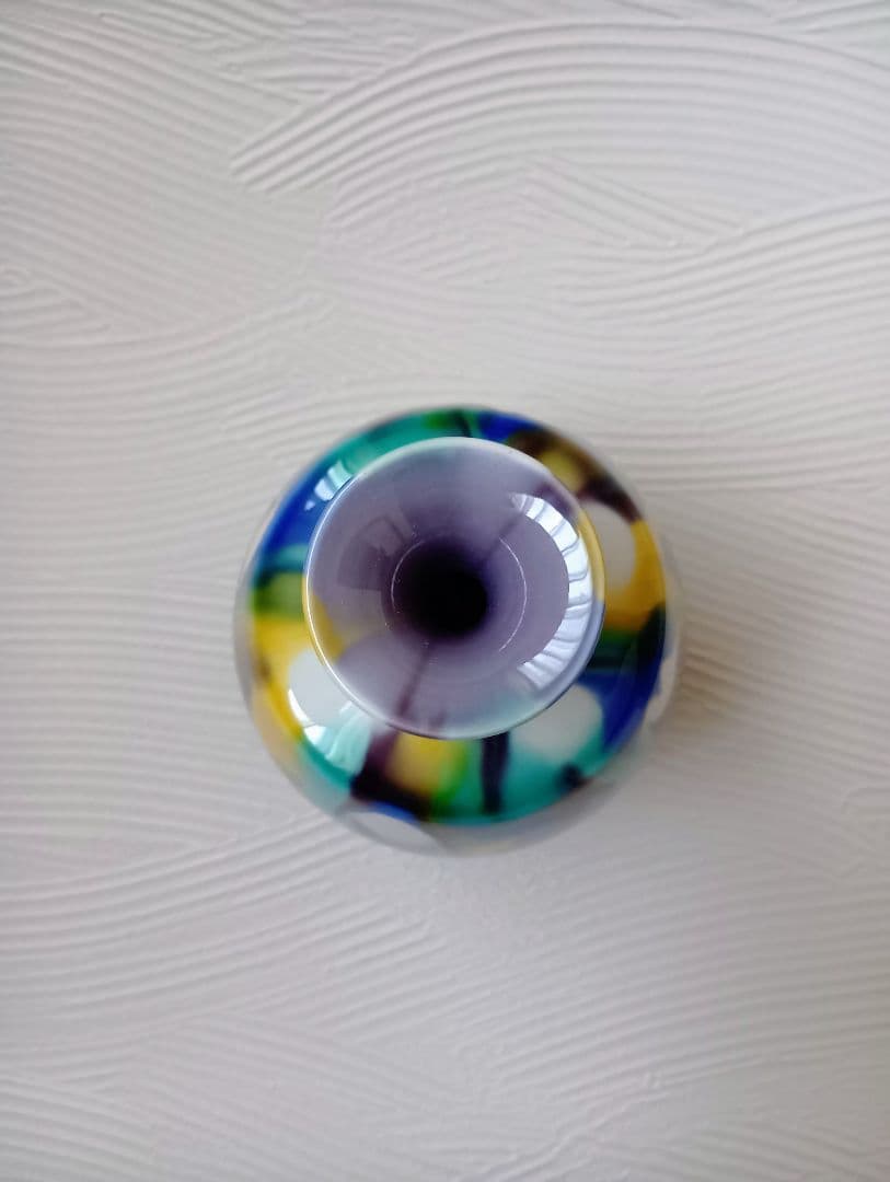 徳田　八十吉　三代　九谷焼 花瓶