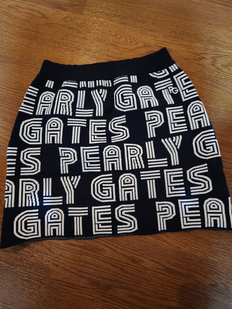 【超美品】パーリーゲイツ セットアップ ニット ネイビー