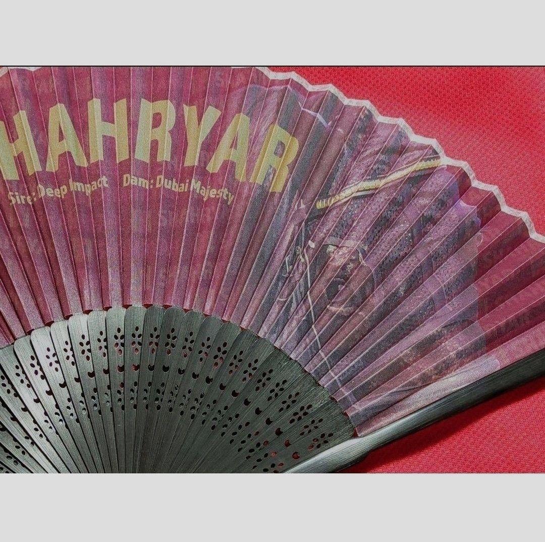 ◆　競馬　JRA　◆　シャフリヤール　◆キーホルダー　扇子他◆グッズ５種セット◆