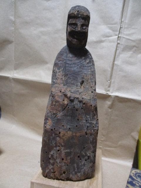 け*う様 円空仏　ですが　古箱付き　S10-2