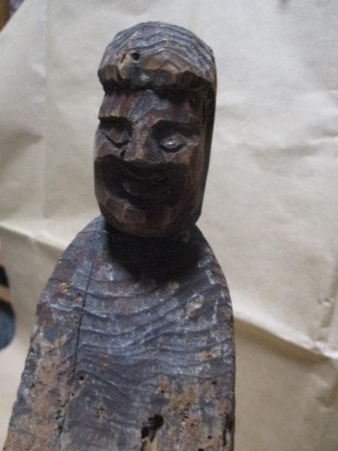 け*う様 円空仏　ですが　古箱付き　S10-2