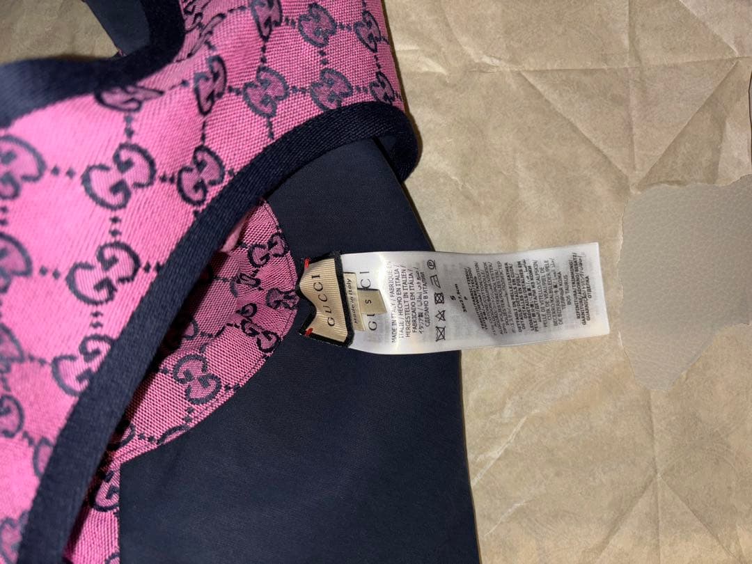 グッチ　GUCCI 犬用ウェア　コート　新品未使用　ピンク　GG サイズS