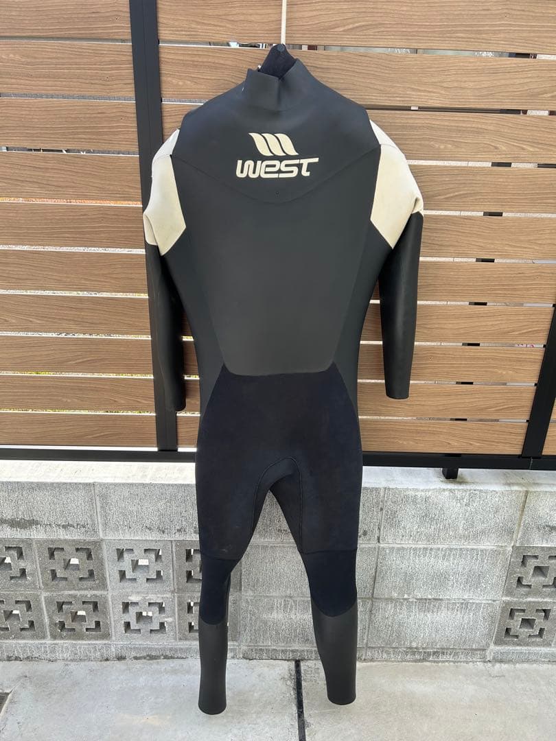 WEST セミドライスーツ ブラック/ホワイト