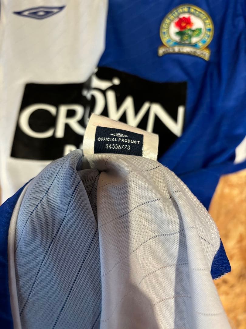 ブラックバーン 08/09 ホーム ユニフォーム L アンブロ