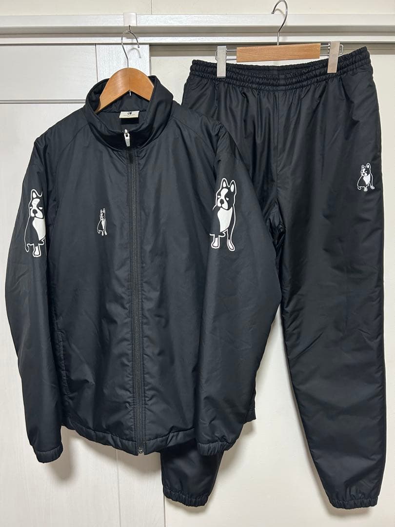 サッカージャンキー　claudio pandiani ブラック XL 中綿　上下