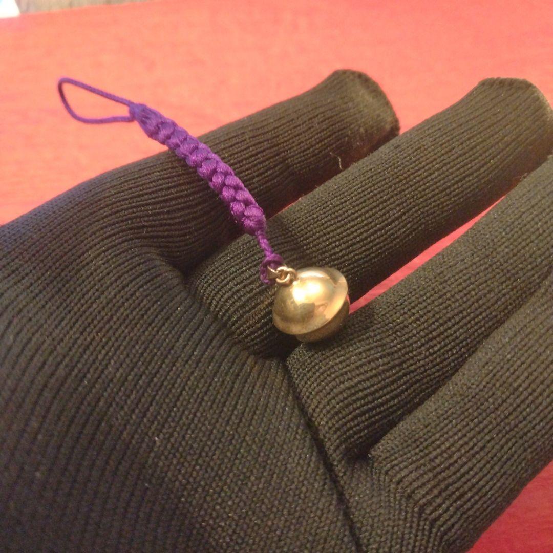 お値下げ　K18　鈴　根付　ストラップ