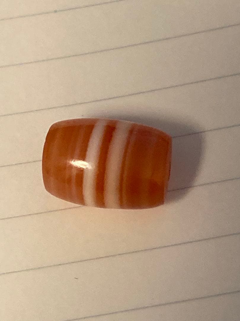 縞瑪瑙（めのう・カーネリアン）希少　⭐️美品